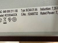 Electrolux inductiekookplaat met veldafzuiging - afbeelding 4 van  6