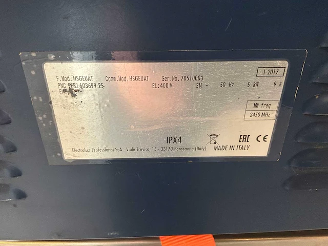 Electrolux professional hsgeuat magnetrons en ovens - afbeelding 4 van  5