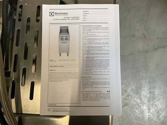 Electrolux xp900 pastakooktoestel 2019 - afbeelding 4 van  13