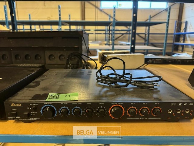 Elega karaoke mixer, versterker da-222 mgx - afbeelding 1 van  4