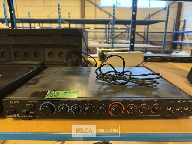 Elega karaoke mixer, versterker da-222 mgx - afbeelding 2 van  4