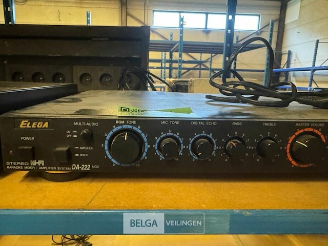Elega karaoke mixer, versterker da-222 mgx - afbeelding 4 van  4
