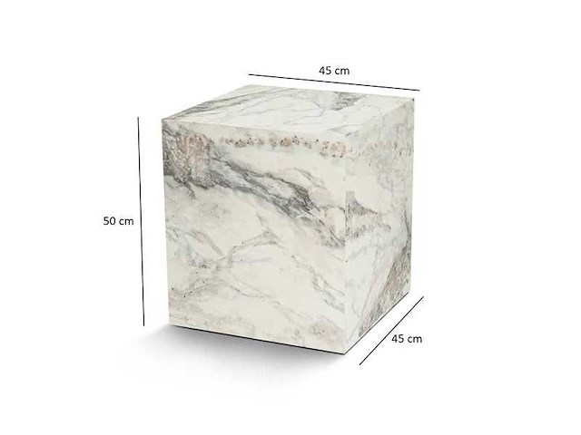 Elegant en compact bijzettafeltje (x2) - afbeelding 6 van  7