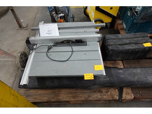 Elektische tafelzaagmachine - afbeelding 1 van  5