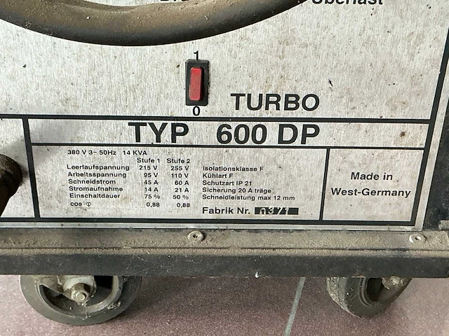 Elektra-beckum 600dp plasmasnijmachine - afbeelding 3 van  4