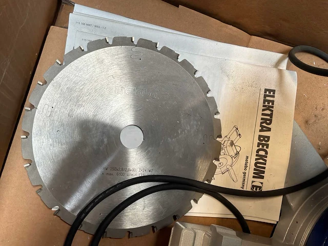 Elektra beckum kgs 303 afkortcirkelzaagmachine - afbeelding 4 van  6