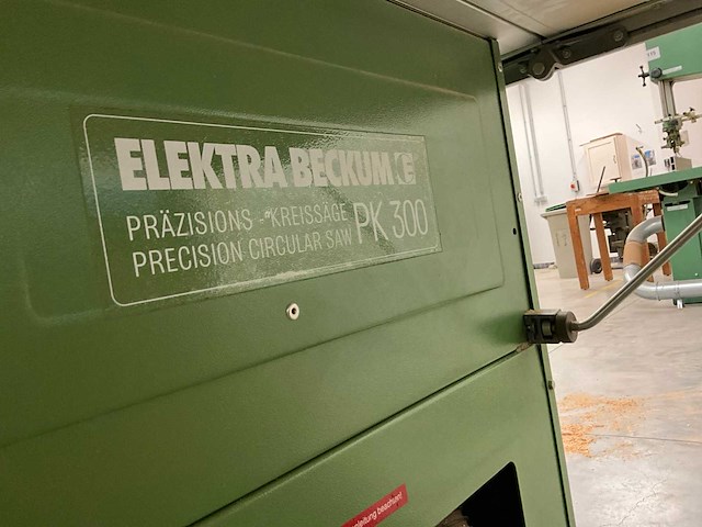 Elektra beckum pk 300 k precisie-zaagmachine - afbeelding 4 van  11