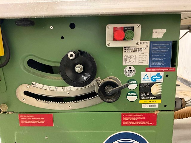Elektra beckum pk 300 k precisie-zaagmachine - afbeelding 6 van  11