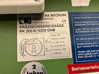 Elektra beckum pk 300 k precisie-zaagmachine - afbeelding 7 van  11