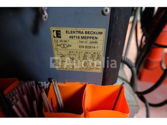 Elektra beckum sb 260 lasmachine - afbeelding 8 van  9