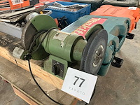 Elektra beckum sl200/25 dubbelsteens slijpmachine - afbeelding 2 van  2