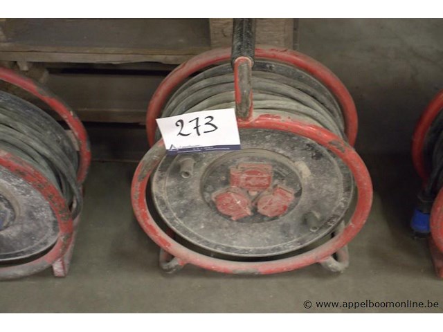 Elektrakabel op haspel 40m - afbeelding 1 van  1