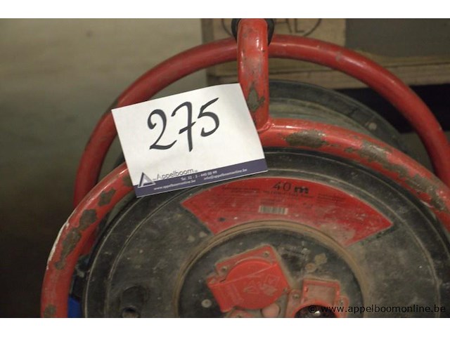 Elektrakabel op haspel 40m - afbeelding 2 van  2
