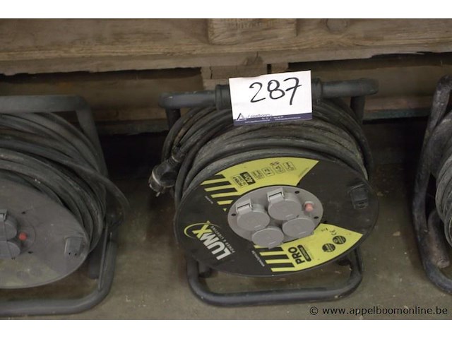 Elektrakabel op haspel lumx - afbeelding 1 van  1