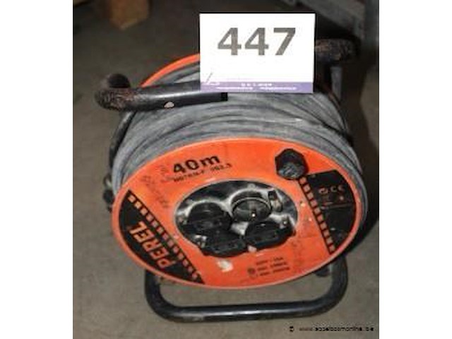 Elektrakabel op haspel perel 40m - afbeelding 1 van  2