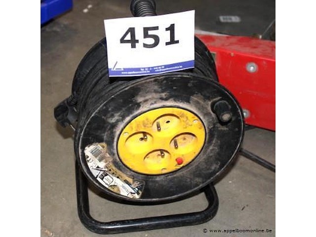 Elektrakabel op haspel - afbeelding 1 van  2