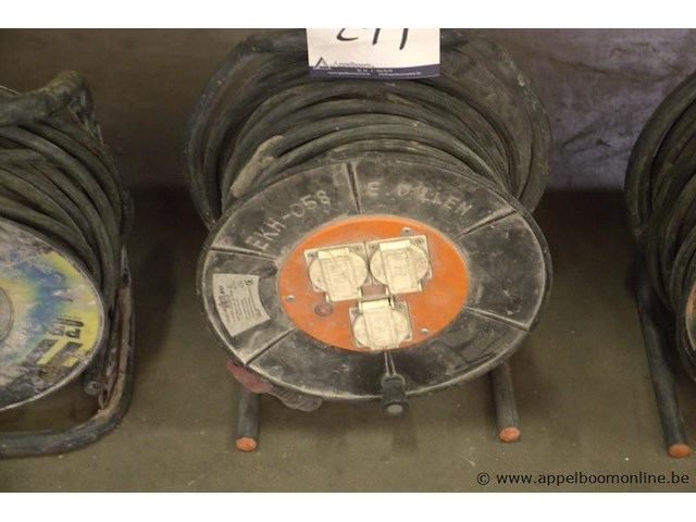 Elektrakabel op haspel - afbeelding 1 van  2