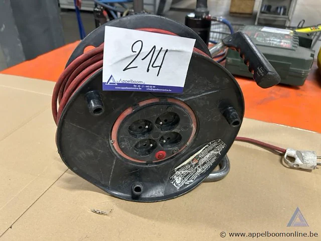 Elektrakabel op haspel - afbeelding 1 van  2