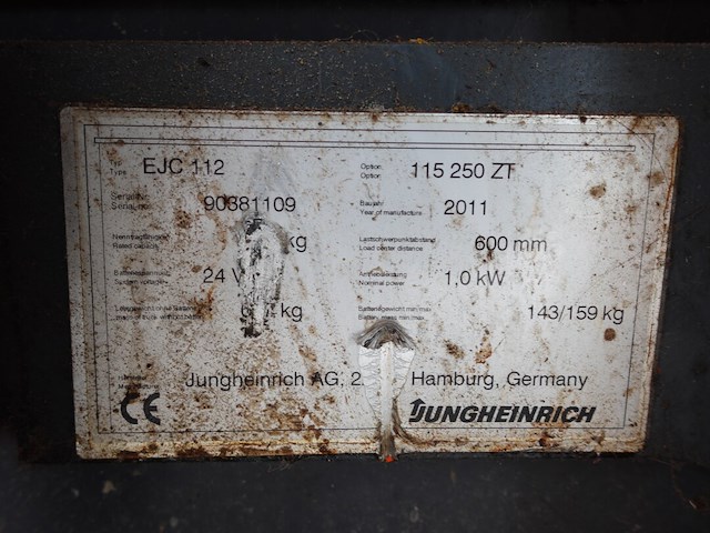 Elektriche stapelaar jungheinrich - afbeelding 6 van  10