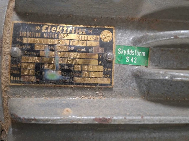 Elektrim se 100l-40 langbandschuurmachine - afbeelding 5 van  8