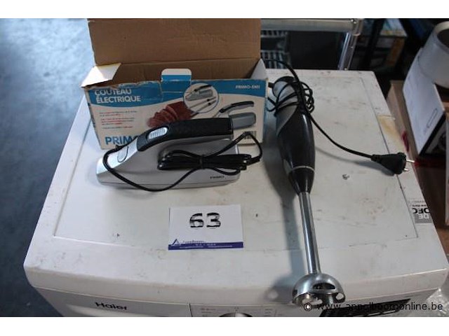 Elektrisch broodmes plus staafmixer - afbeelding 1 van  3
