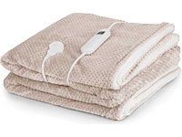 Elektrisch fleece elektrisch deken, met automatische uitschakeling, 200 x 180 cm - afbeelding 2 van  6