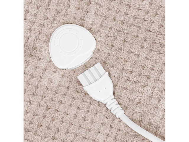 Elektrisch fleece elektrisch deken, met automatische uitschakeling, 200 x 180 cm - afbeelding 3 van  6