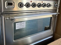 Elektrisch fornuis met inductiekookplaat boretti majestic line mbri90ix (nieuw) - afbeelding 3 van  3