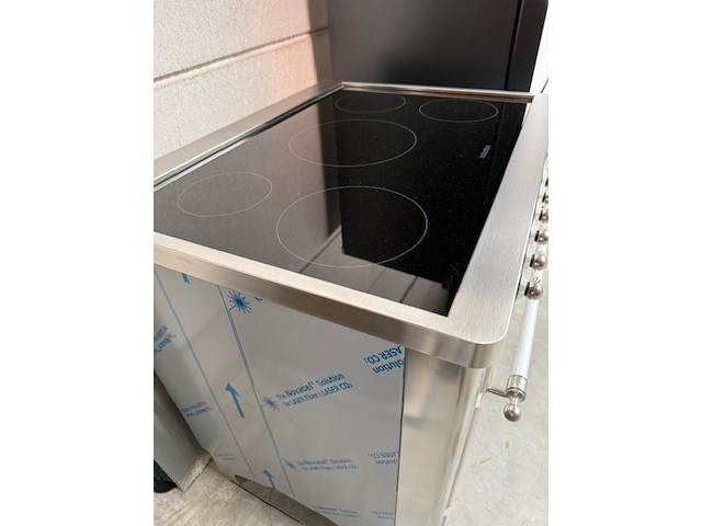 Elektrisch fornuis met inductiekookplaat boretti majestic line mbri90ix (nieuw) - afbeelding 2 van  4