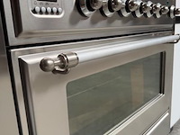 Elektrisch fornuis met inductiekookplaat boretti majestic line mbri90ix (nieuw) - afbeelding 3 van  4