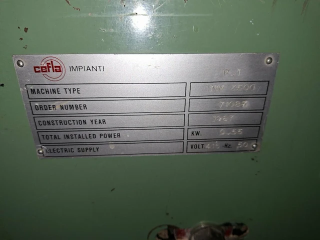 Elektrisch gestuurde bandtafel, cefla - afbeelding 2 van  7