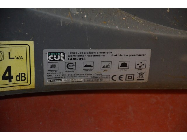 Elektrisch grasmachine green cut gd82018, kantenmaaier bosch , accu kantenmaaier bosch 18-230 zonder accu en zonder lader - afbeelding 2 van  13