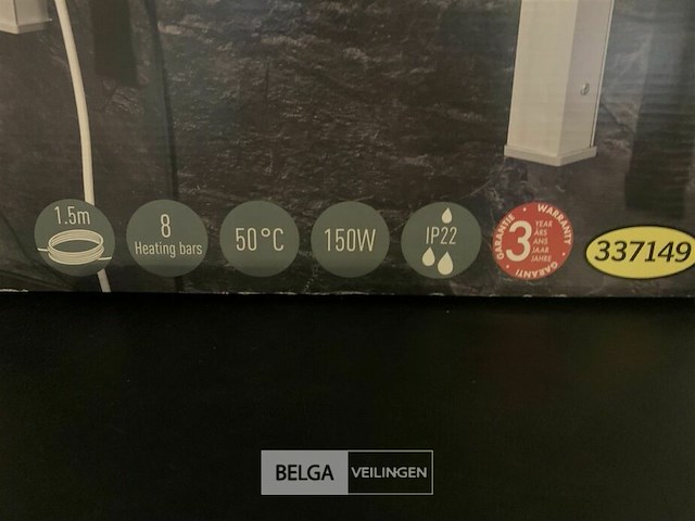 Elektrisch handdoekdroogrek - afbeelding 3 van  3