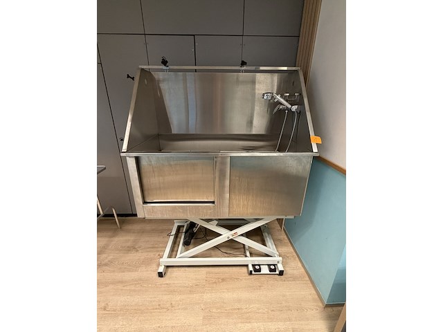 Elektrisch inox trimbad vv voetbediening - afbeelding 1 van  5