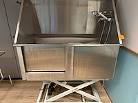 Elektrisch inox trimbad vv voetbediening - afbeelding 1 van  5