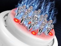 Elektrisch massageapparaat met warmte, trillingen, licht & ems - afbeelding 4 van  4