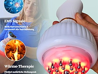 Elektrisch massageapparaat met warmte, trillingen, licht & ems - afbeelding 2 van  4