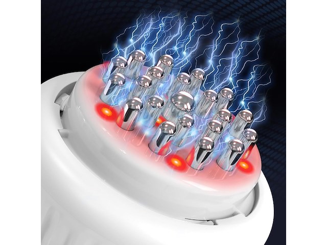 Elektrisch massageapparaat met warmte, trillingen, licht & ems - afbeelding 4 van  4