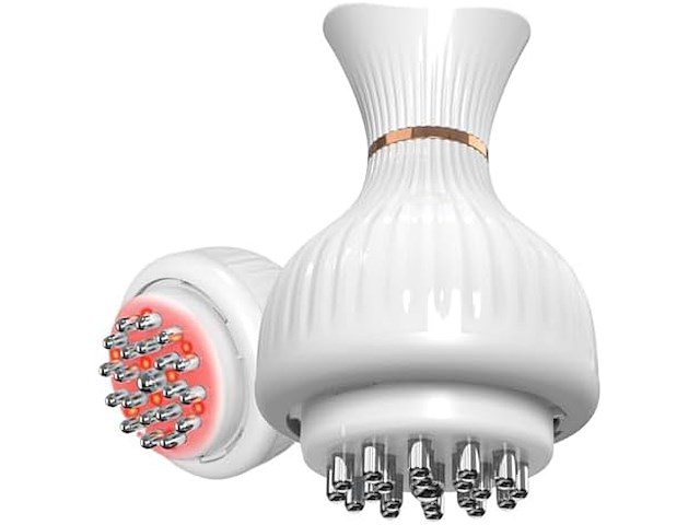 Elektrisch massageapparaat met warmte, trillingen, licht & ems - afbeelding 1 van  4