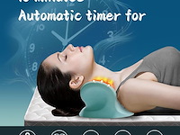 Elektrisch nekmassageapparaat met warmtefunctie - afbeelding 2 van  4