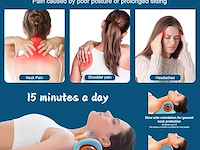 Elektrisch nekmassageapparaat met warmtefunctie - afbeelding 4 van  4