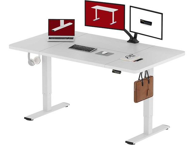 Elektrisch sta-bureau 160x60 cm - afbeelding 2 van  3