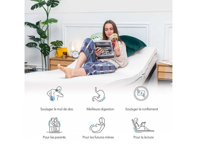 Elektrisch verstelbare lattenbasis - afbeelding 6 van  7