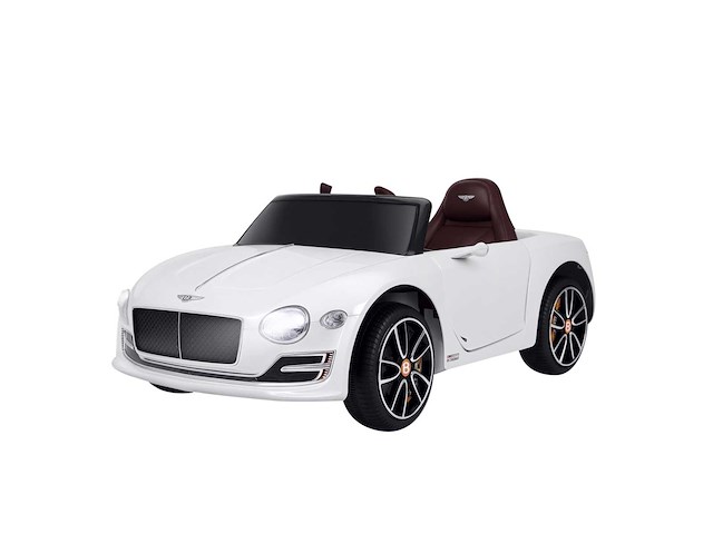 Elektrisch voertuig kinderen 2 motoren - witte bentley - afbeelding 2 van  4