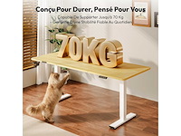 Elektrisch zit-sta bureau 160x60 cm sta-bureau - afbeelding 5 van  8