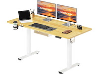 Elektrisch zit-staand bureau 140x60 cm - afbeelding 3 van  10