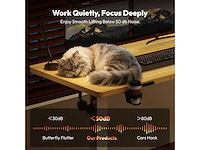 Elektrisch zit-staand bureau 140x60 cm - afbeelding 8 van  10