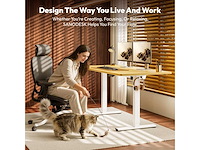 Elektrisch zit-staand bureau 140x60 cm - afbeelding 4 van  10