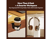 Elektrisch zit-staand bureau 140x60 cm - afbeelding 9 van  10