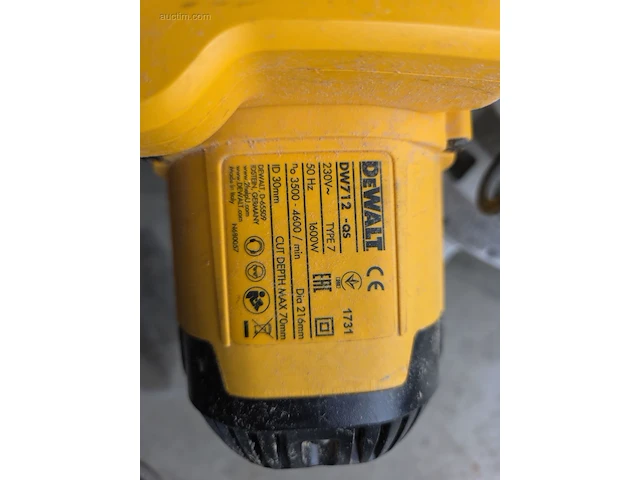 Elektrische afkortzaag dewalt - afbeelding 3 van  5